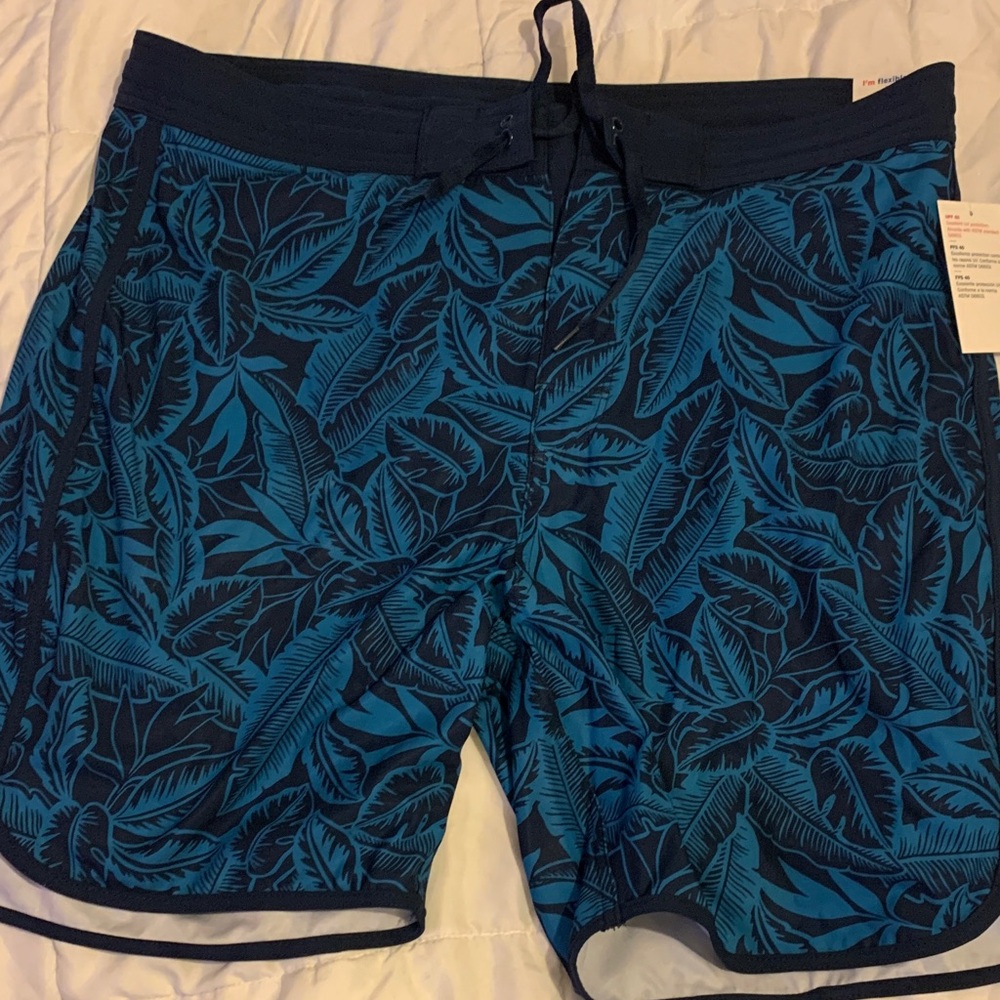 Old Navy Tropical Blue Board Shorts